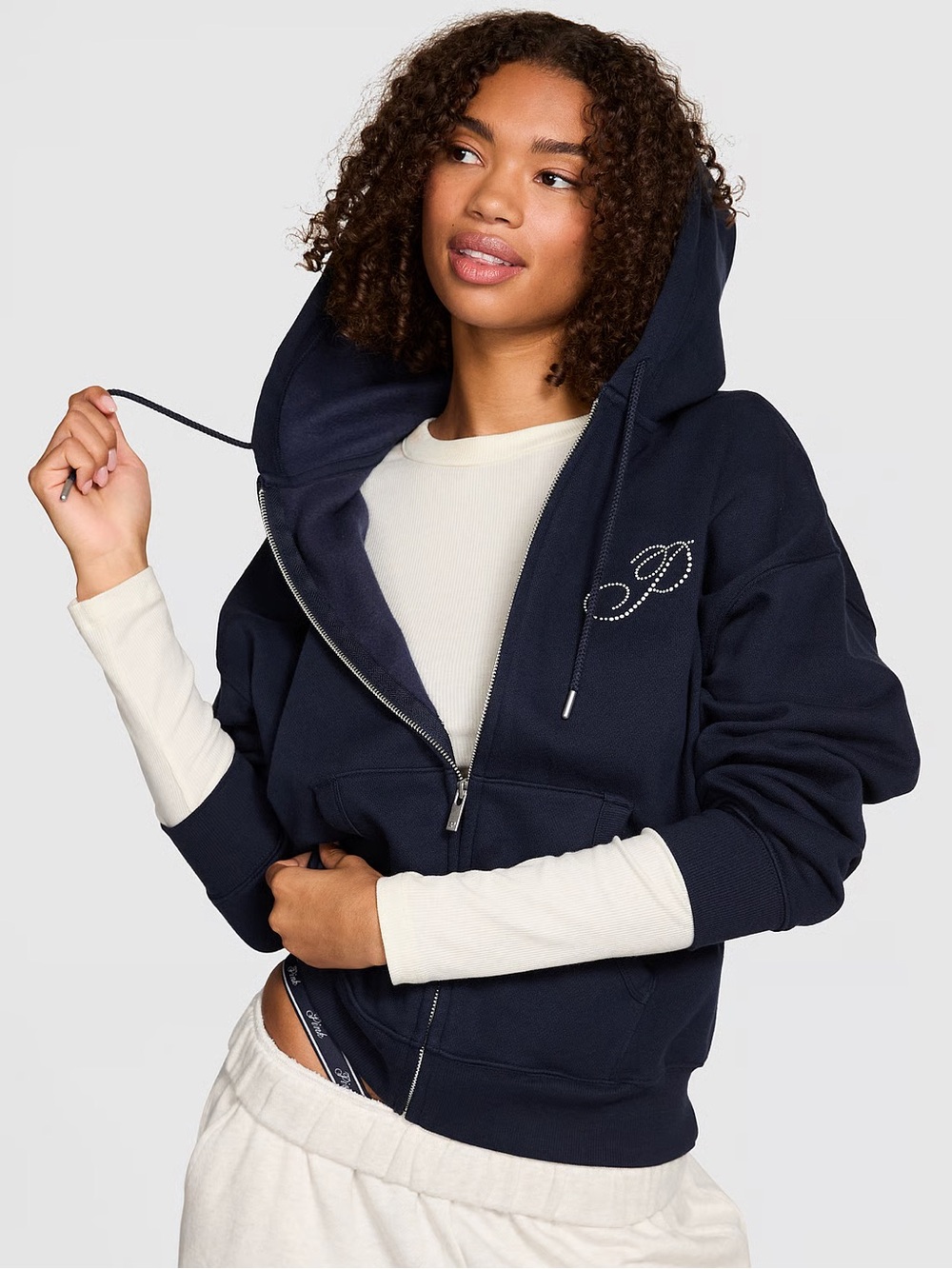 NWT PINK CAMPUS FLEECE™ FULL-ZIP HOODIE